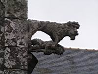 Goulven, Eglise de St Goulven, Statue, Lion (1)